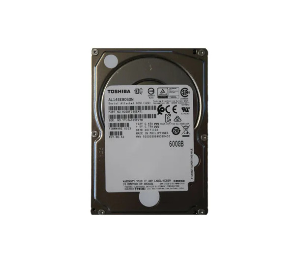 HDEBF03GEA51 - Toshiba Enterprise Performance 600GB 10000RPM 128MB Cache SAS 12Gb/s (512n) 2.5-inch Hard Drive
