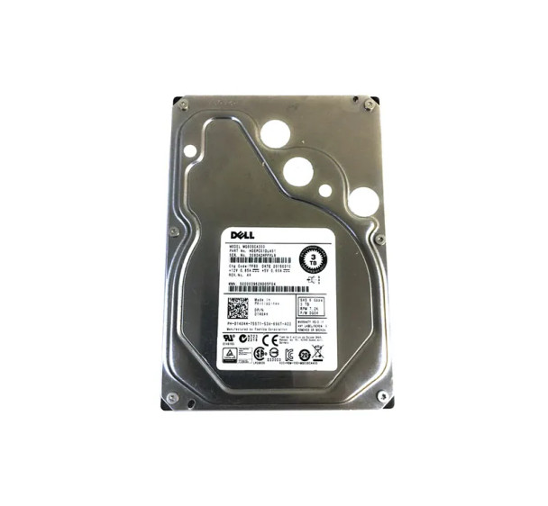 HDEPC01DLA51 - Toshiba 3TB 7200RPM SAS 6Gb/s 64MB Cache 3.5-inch Hard Drive