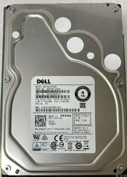 HDEPR01DAA51 - Toshiba 4TB 7200RPM SATA 6Gb/s 128MB Cache 3.5-inch Hard Drive