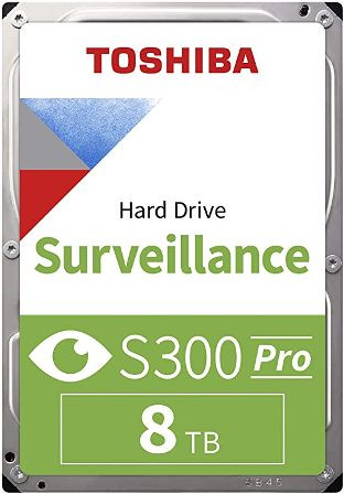 HDWT380UZSVAR - Toshiba S300 Pro Surveillance 8TB 7200RPM SATA 6Gb/s 256MB Cache 3.5-inch Hard Drive