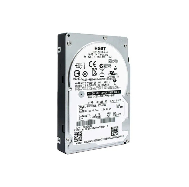 HUC101818CS4201 - Hitachi Ultrastar C10K1800 1.8TB 10000RPM SAS 12Gb/s 128MB Cache (TCG) 2.5-inch Hard Drive
