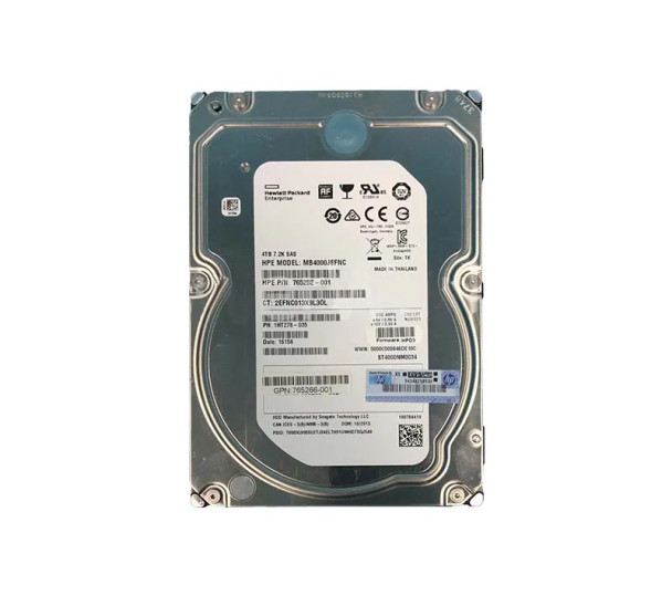 MB4000JEFNC - HPE 4TB SAS 12Gb/s Hot-Swappable Midline 7200RPM (512e) 3.5-inch Hard Drive with Smart Carrier for ProLiant G8 and G9