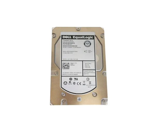 NFW4T - Dell Equallogic 450GB 10000RPM SAS 6Gb/s 3.5-inch Hard Drive