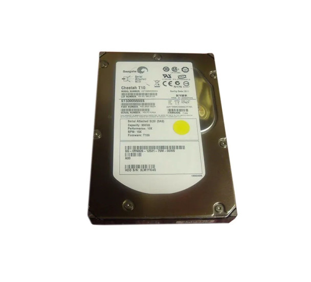 RN828 - Dell 300GB 10000RPM SAS 3Gb/s 3.5-inch Hard Drive with Tray