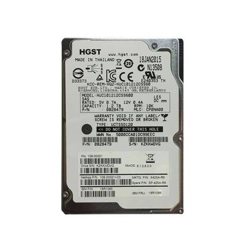 SP-425A-R6 - NetApp 1.2TB 10000RPM SAS 6Gb/s 2.5-inch Hard Drive