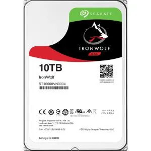 ST10000VN0004 - Seagate IronWolf 10TB 7200RPM SATA 6Gb/s 256MB Cache (512e) 3.5-inch Hard Drive