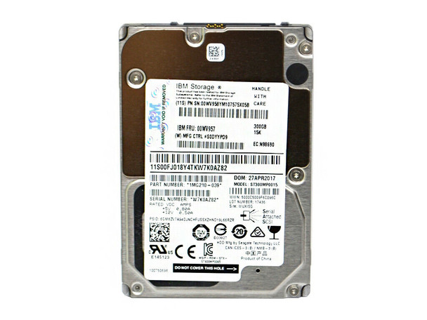 ST300MP0015 - Seagate Enterprise Performance 15K.5 300GB 15000RPM 128MB Cache SAS 12Gb/s (Secure Encryption) 2.5-inch Hard Drive