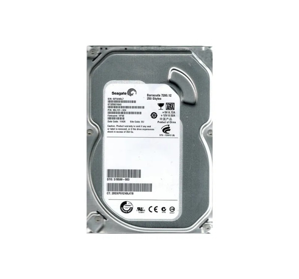 ST3250318AS - Seagate Barracuda 7200.12 250GB 7200RPM SATA 3Gb/s 8MB Cache 3.5-inch Hard Drive