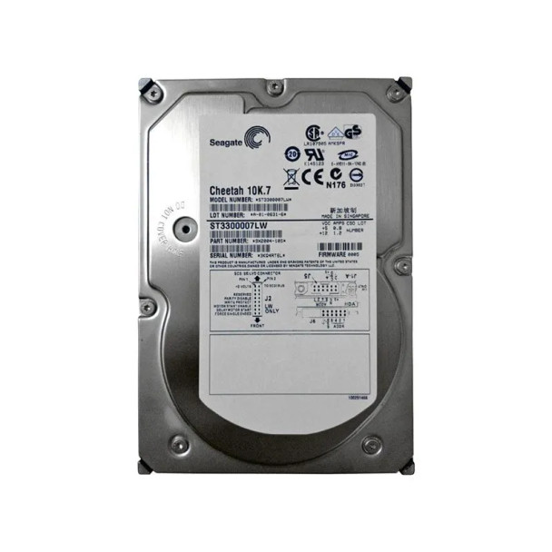 ST330007LW - Seagate Cheetah 10K.7 300GB 10000RPM Ultra-320 SCSI 8MB Cache 3.5-inch Hard Drive