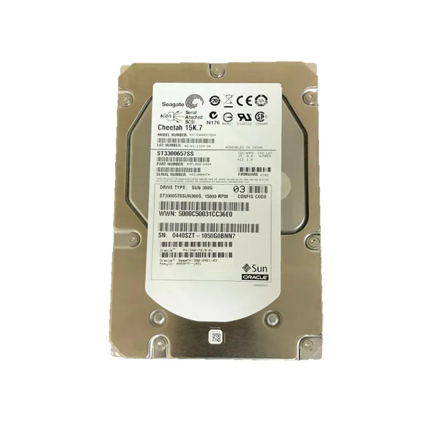 ST330057SSUN300G - Sun 300GB 15000RPM SAS 6Gb/s Hot-Swappable 16MB Cache 3.5-inch Hard Drive with Tray