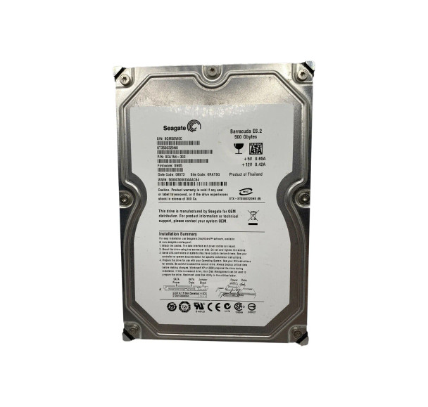 ST3500320NS - Seagate Barracuda ES.2 500GB 7200RPM SATA 3Gb/s 32MB Cache 3.5-inch Hard Drive