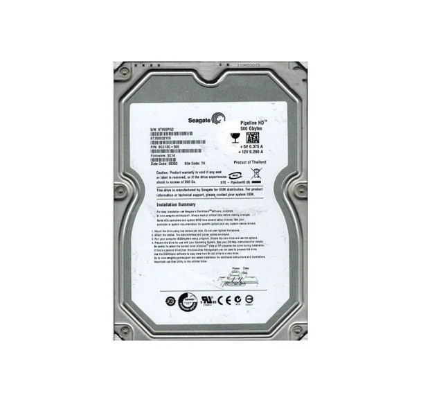ST3500321CS - Seagate Pipeline HD 500GB 5900RPM 8MB Cache SATA 3Gb/s 3.5-inch Hard Drive