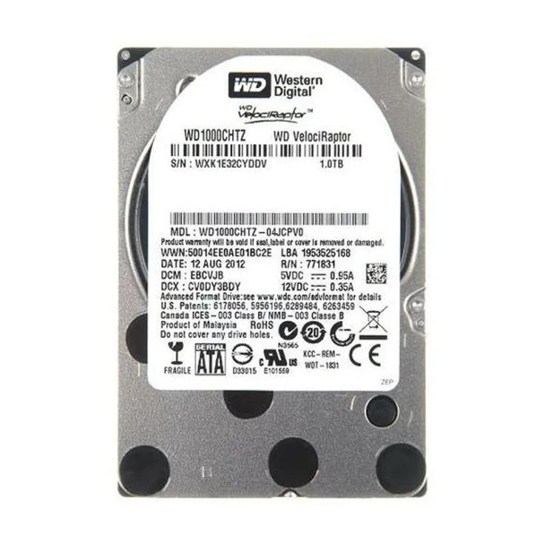 WD1000CHTZ-04JCPV0 - Western Digital VelociRaptor 1TB SATA 6Gb/s 10000RPM 64MB Cache 2.5-inch Hard Drive