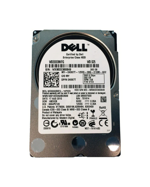 WD3000BKFG-18P2V0 - Western Digital S25 300GB 10000RPM SAS 6Gb/s 16MB Cache 2.5-inch Hard Drive