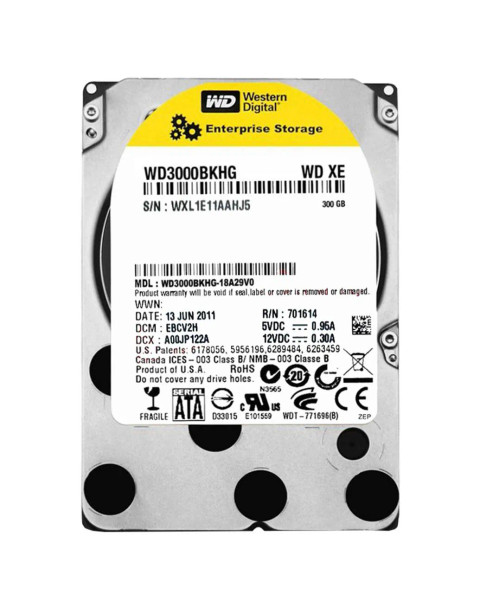 WD3000BKHG-18A29V0 - Western Digital S25 300GB 10000RPM SAS 6Gb/s 32MB Cache 2.5-inch Hard Drive