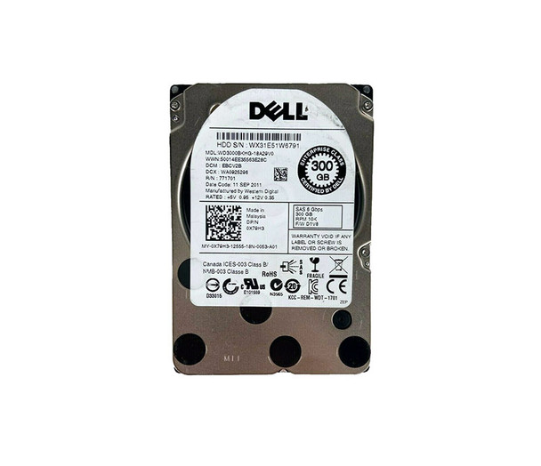 WD300BKHG-18A29V0 - Western Digital S25 300GB 10000RPM SAS 6Gb/s 32MB Cache 2.5-inch Hard Drive