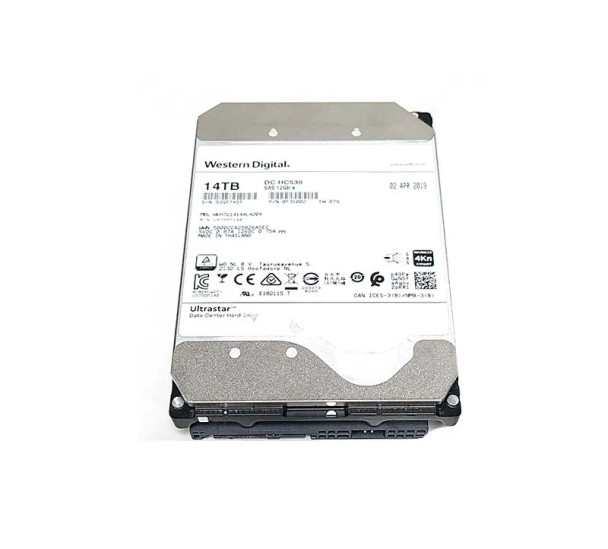 WUH721414AL4204 - Western Digital Ultrastar DC HC530 14TB 7200RPM SAS 12Gb/s 512MB Cache 3.5-inch Hard Drive