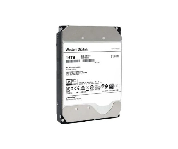 WUH721816AL5204 - Western Digital Ultrastar DC HC550 16TB 7200RPM SAS 12Gb/s 512MB Cache 3.5-inch Hard Drive