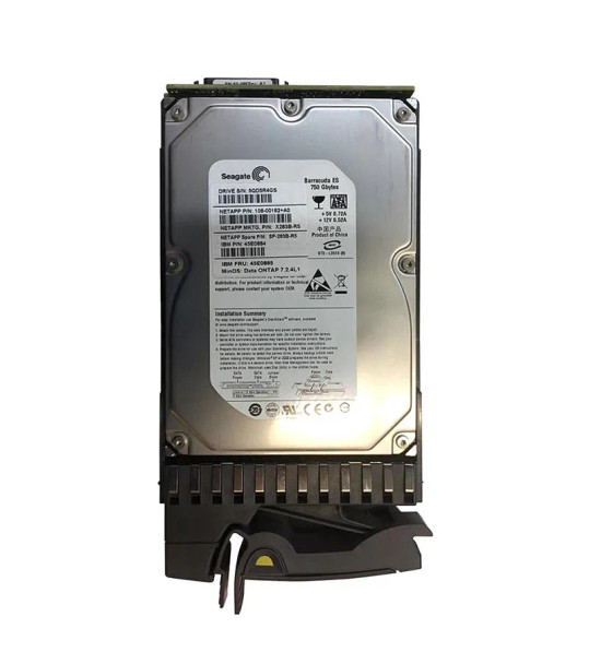 X283B-R5 - NetApp 750GB 7200RPM SATA Hard Drive for FAS2020/2050