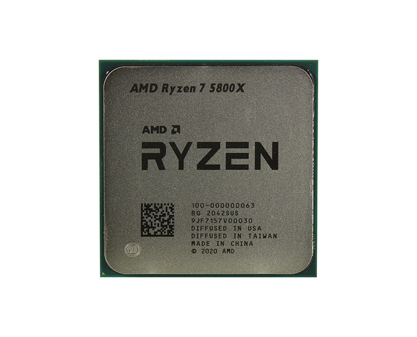 100-100000063WOF - AMD Ryzen 7 5800X Octa-core (8 Core) 3.8GHz 32MB L3 Cache Socket AM4 Processor
