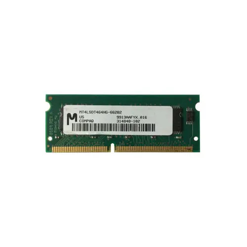 314848-102 - Compaq 32MB 66MHz PC66 Non-ECC Unbuffered CL2 168-Pin UDIMM 3.3V Memory Module