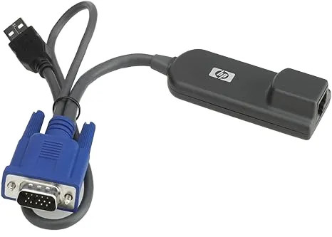 396633-001 - Compaq RJ-45 to VGA + USB KVM Interface Adapter