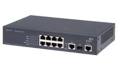 3CR17331-91 - 3Com 4210-9 8xRJ-45 Ports 10/100/1000Base-T + 1xExpansion Slots Layer2 Managed Rack-mountable Gigabit Ethernet Network Switch