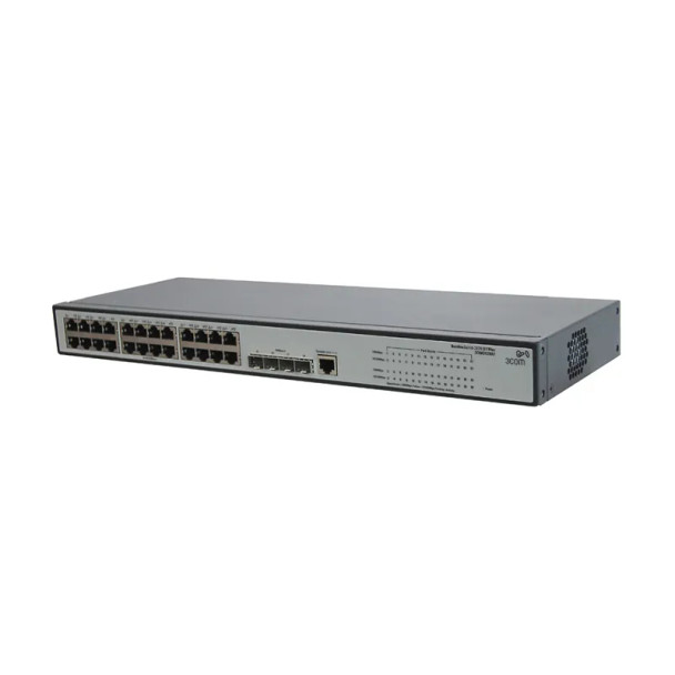 3CRBSG2893 - 3Com Baseline 2928 24 x RJ-45 10/100/1000Base-T + 4 x SFP Ports Layer 2 Managed Gigabit Ethernet Network Switch