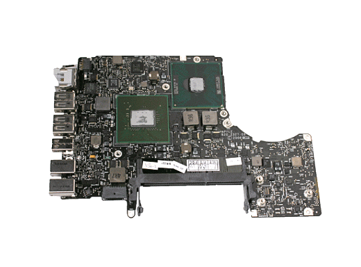 661-4819 - Apple Intel Logic Board (Motherboard) for MacBook 13 A1278 Supports Core 2 Duo P8600 DDR3 2x DIMM