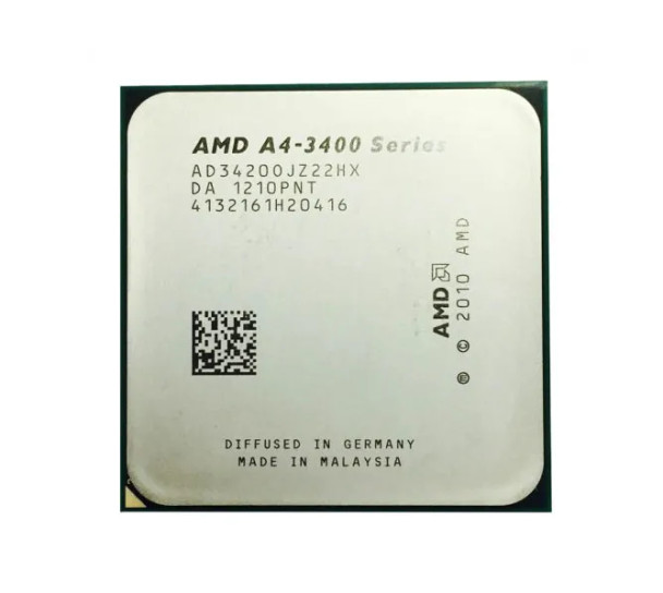 AD3420OJZ22HX - AMD A4-3420 Dual-core (2 Core) 2.8GHz 1MB L2 Cache Socket FM1 Processor