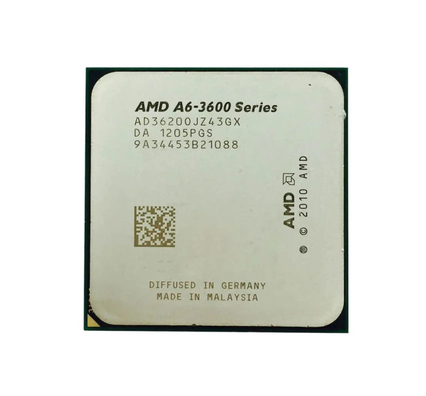 AD3620OJZ43GX - AMD A6-3620 Quad-core (4 Core) 2.2Ghz 4MB L2 Cache Socket FM1 Processor