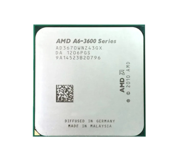 AD3670WNZ43GX - AMD A6-3670 Quad-core (4 Core) 2.7GHz 4MB L2 Cache Socket FM1 Processor