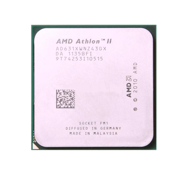 AD631XWNGXBOX - AMD Athlon II X4 631 Quad-core (4 Core) 2.6GHz 4MB L2 Cache Socket FM1 Processor