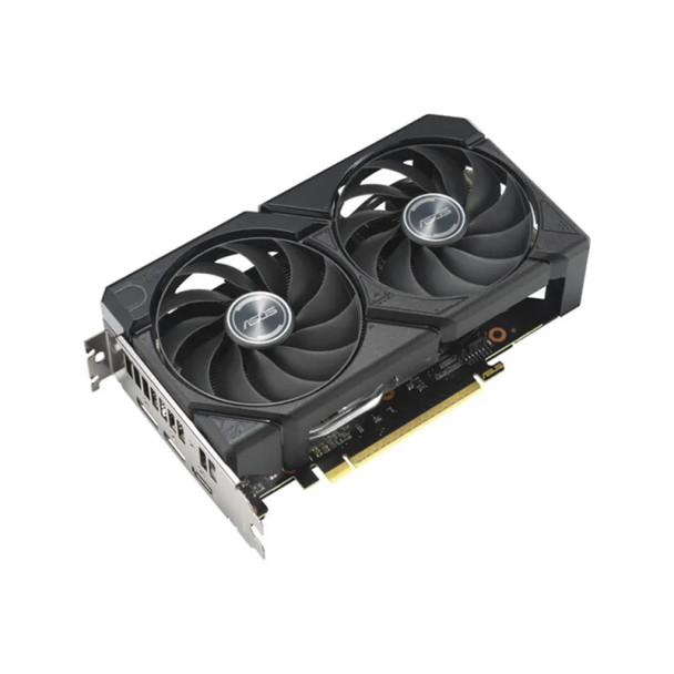 DUAL-RX9060XT-8G - Asus Dual Radeon RX 9060 XT 8GB GDDR6 128-Bit PCI Express 5.0 x16 2-DisplayPort 1-HDMI 1x 8-Pin Dual-Slot Graphics Card