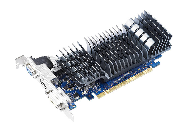 ENGT520SILENT/DI/1GD - ASUS NVIDIA GeForce GT520 Silent 1GB DDR3 64-Bit PCI Express DVI/ HDMI Video Graphics Card