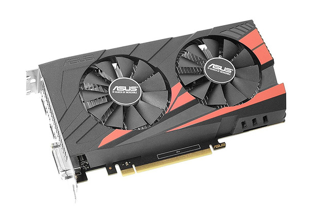 EX-GTX1050-O2G - ASUS NVIDIA Geforce GTX 1050 2GB 128-Bit GDDR5 HDMI / DisplayPort / Dual-Link DVI-D PCI Express 3.0 x16 Video Graphics Card