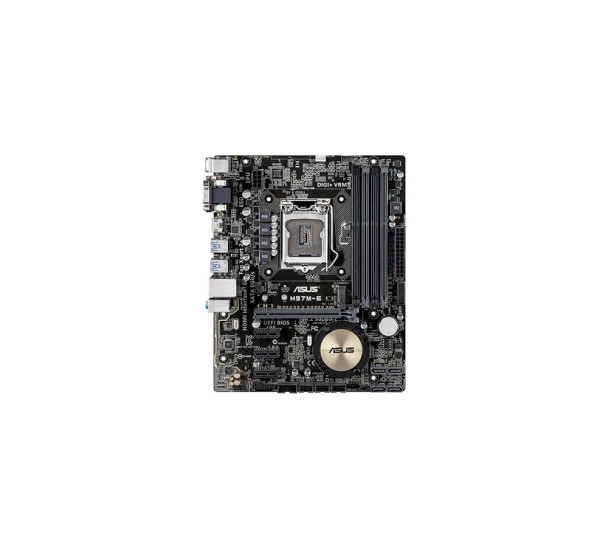 H97M-E - Asus Socket LGA1150 Intel H97 Chipset Micro-ATX System Board (Motherboard) Supports Core i7/i5/i3/Pentium/Celeron DDR3 4x DIMM