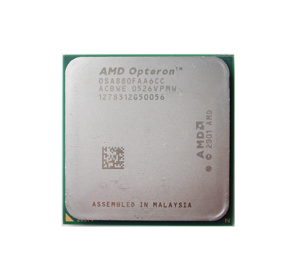 OSA880FAA6CC - AMD Opteron 880 Dual-core (2 Core) 2.40GHz 1000MHz HTL 2MB L2 Cache Socket 940 Processor