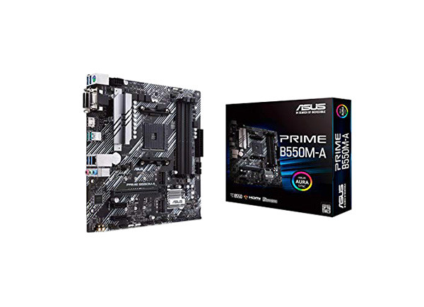 PRIME-B550M-A/CSM - ASUS Prime B550M-A/CSM Desktop Motherboard AMD B550 Chipset Socket AM4