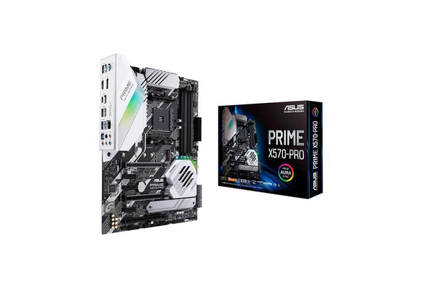 PRIME-X570-PRO - Asus Socket AM4 AMD X570 Chipset ATX System Board (Motherboard) Supports 3rd and 2nd AMD Ryzen DDR4 4x DIMM