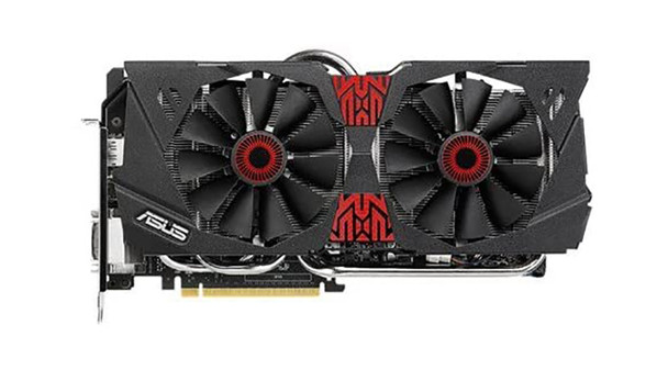 STRIX-GTX980-DC2-4GD - ASUS NVIDIA GeForce GTX 980 4GB 256-Bit GDDR5 Dual Link DVI-I/ HDMI/ 3x DisplayPort PCI-E 3.0 x16 Video Graphics Card