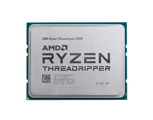 YD195XA8AEWOF - AMD Ryzen Threadripper 1950X Hexadeca-core (16 Core) 3.4GHz 32MB L3 Cache Socket sTR4 Processor