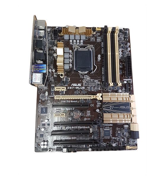 Z87-PLUS - Asus Socket LGA1150 Intel Z87 Chipset ATX System Board (Motherboard) Supports Core i7 / i5 / Pentium / Celeron Series DDR3 4x DIMM