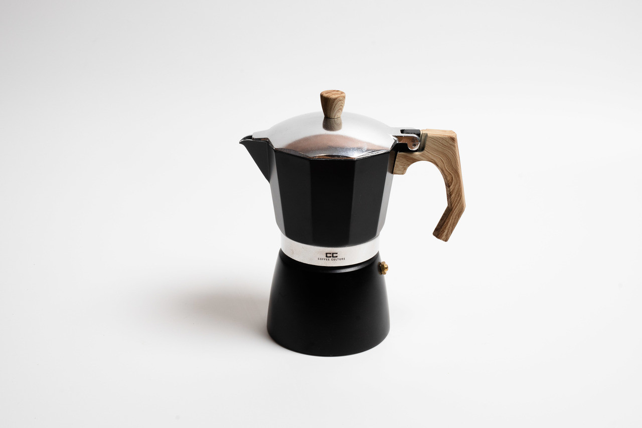 Black Stove Top Coffee Maker - 9 Cup 