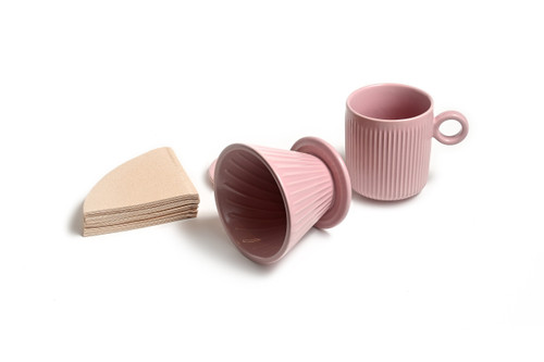 Coffee Culture 320ml Pour Over Coffee Set - Pink