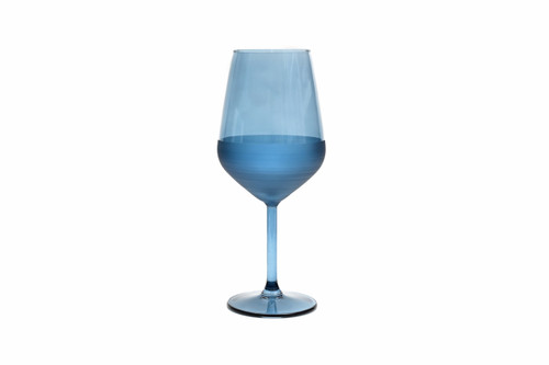 Matte Wine Glass, Blue, 490ML