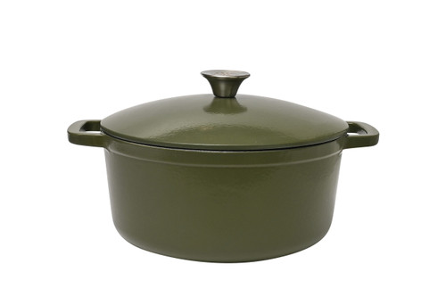 Classica Cast Iron Dutch Oven 26cm, Olive Green