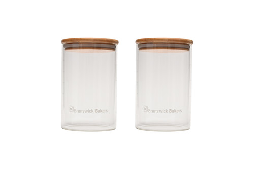 Brunswick Bakers Starter Jar 1000ml Set of 2