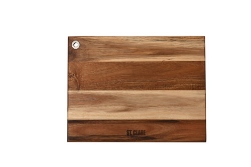 St Clare Acacia board, 40 x 30 x 1.25CM ( OUT OF STOCK)