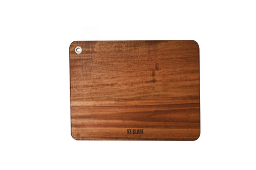 St Clare Acacia board, 42 x 32 x 2.5CM ( OUT OF STOCK)